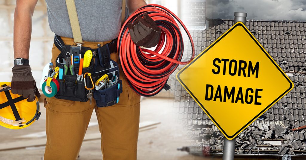 learn the steps to take at your home when recovering after a storm damage