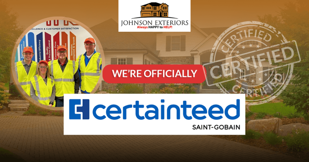 johnson exteriors certainteed certified 1